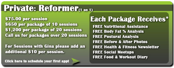 san diego pilates private training fees